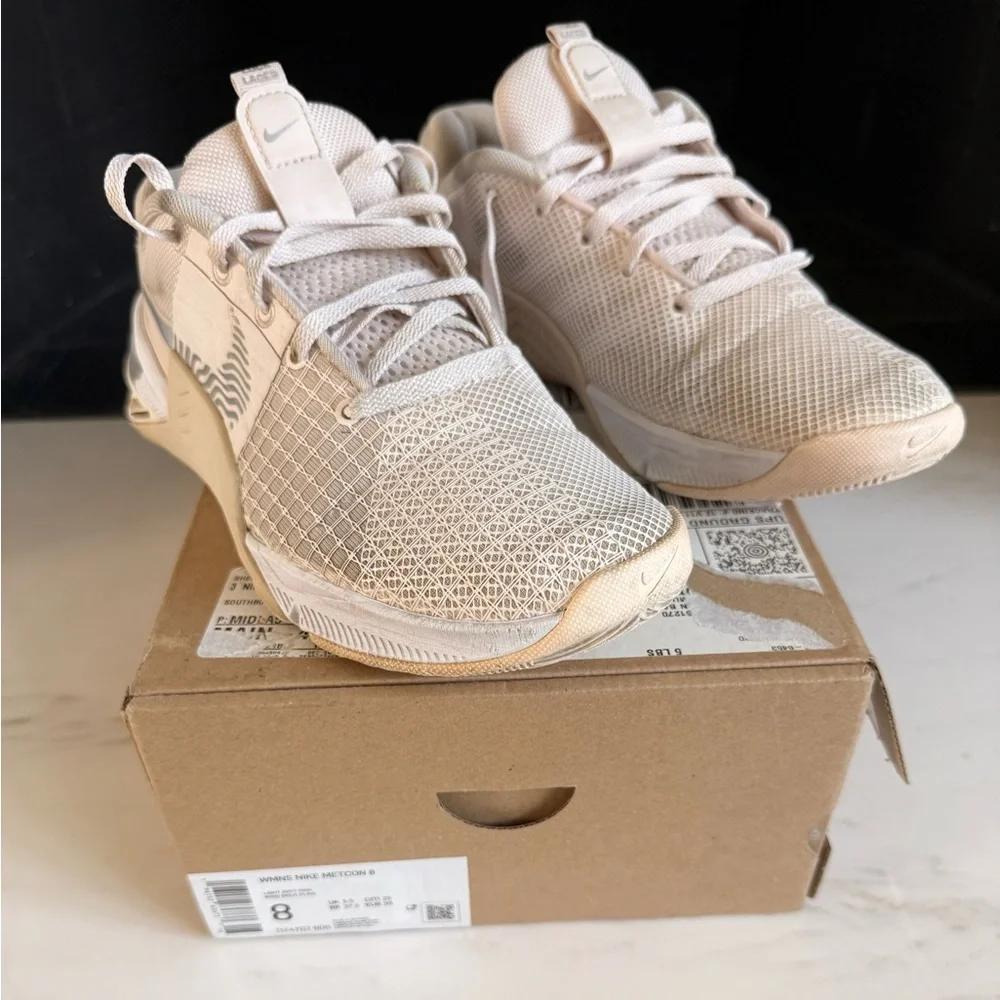 Nike Metcon 8 Women's Training Sneakers athletic Shoes Pink Size 8 CrossFit Gym - Picture 3 of 15